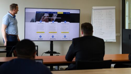 beveiliger in opleiding